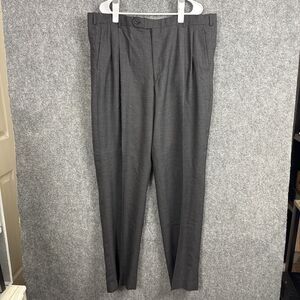 Neiman Marcus Oxford Clothes Wool Dress Pants Mens size  42 High twist Tropical